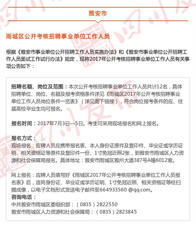 雅安最新招聘信息匯總與揭秘?